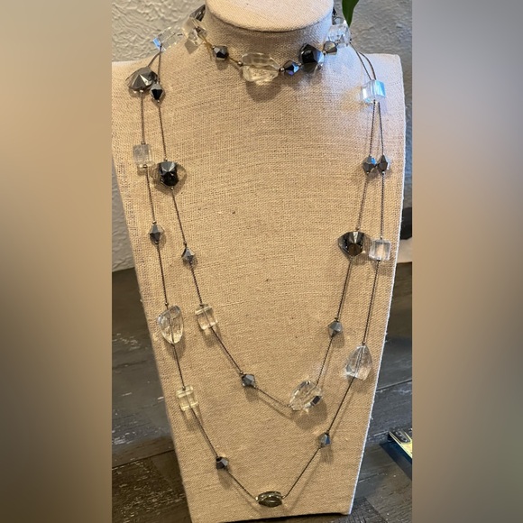 Vintage | Jewelry | Vintage Premier Designs Crystal Necklace And ...